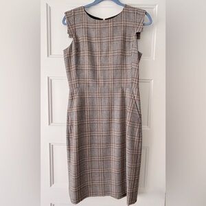 J. Crew Glen Plaid Sheath Dress Size 4